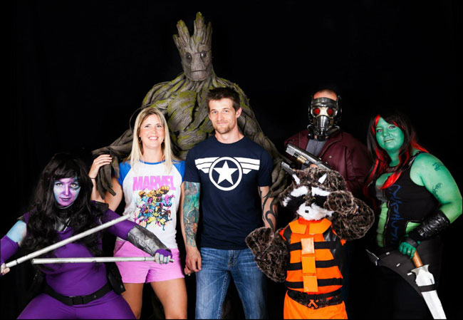 Calen Hoffman Groot, костюм Грута, косплей на грута стражи галактики