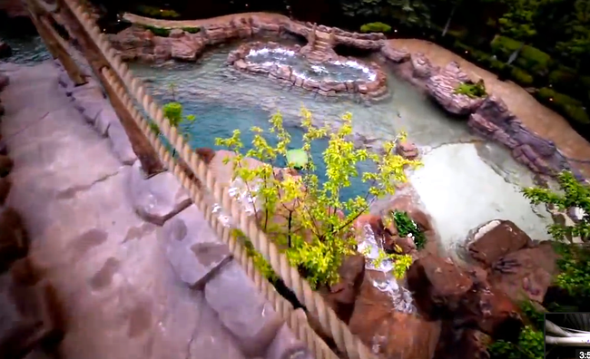 Фантастический бассейн за 2 млн долларов, который таит в себе множество сюрпризов бассейн в штате Юта, бассейн за 2 млн долларов, самый роскошный бассейн, самый шикарный бассейн