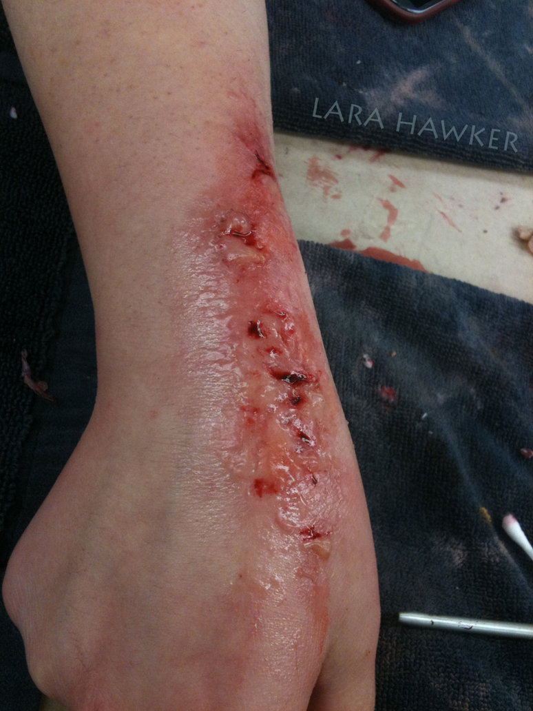 Лара Хокер, Lara Hawker, реалистичный боди-арт