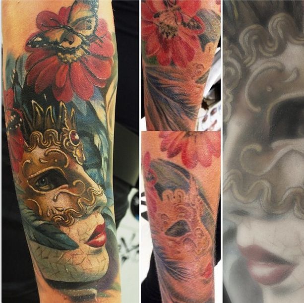 Валентина Рябова, российская татуировщица, тату мастер девушка, тату работы  Валентина рябова
