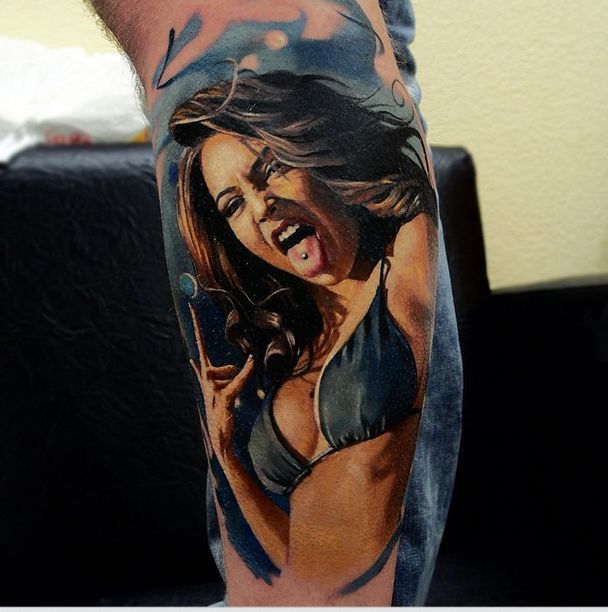 Валентина Рябова, российская татуировщица, тату мастер девушка, тату работы  Валентина рябова