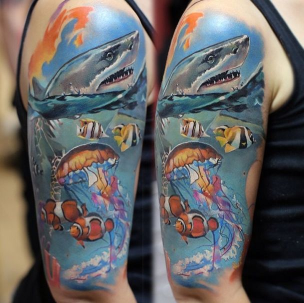 Валентина Рябова, российская татуировщица, тату мастер девушка, тату работы  Валентина рябова