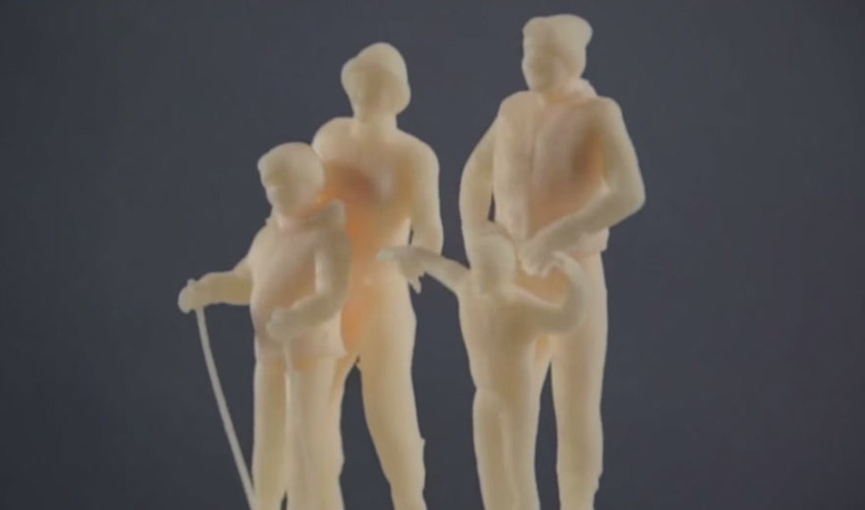 3d фотографии для ослепших людей, 3d фотографии для слепых людей, распечатали фотографии в 3d