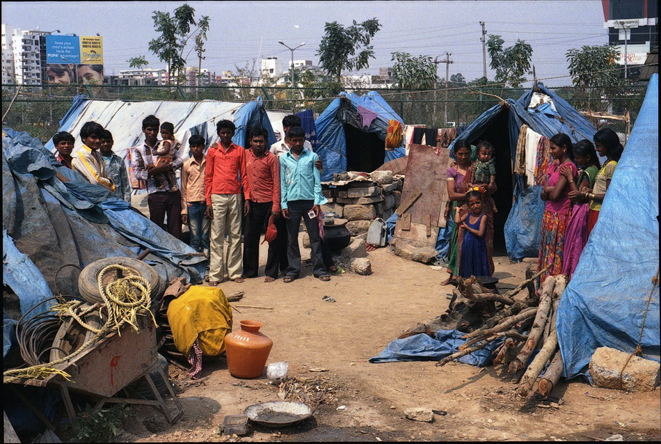 индийские трущобы, обратная сторона Индии, условия жизни Индия