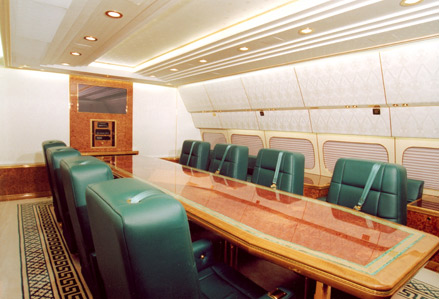 На борту №1, внутри самолета президента России, внутри самолета Путина, самолет Путина