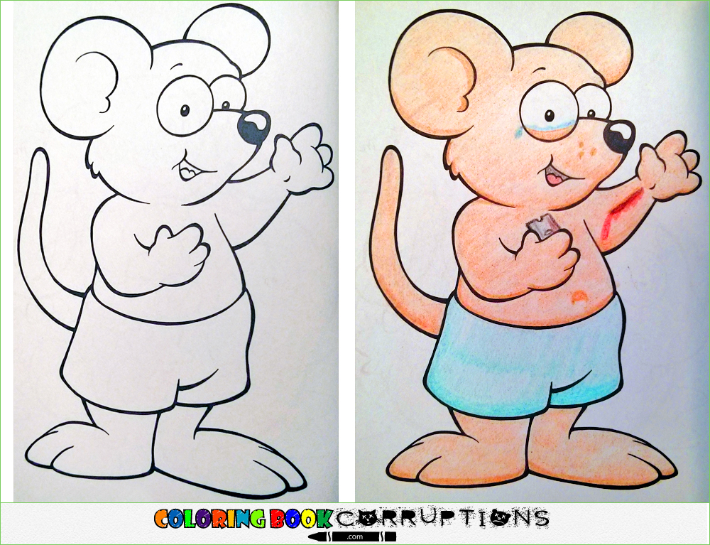 Смешная раскраска, Coloring Book Corruptions, брат  раскраска смешно