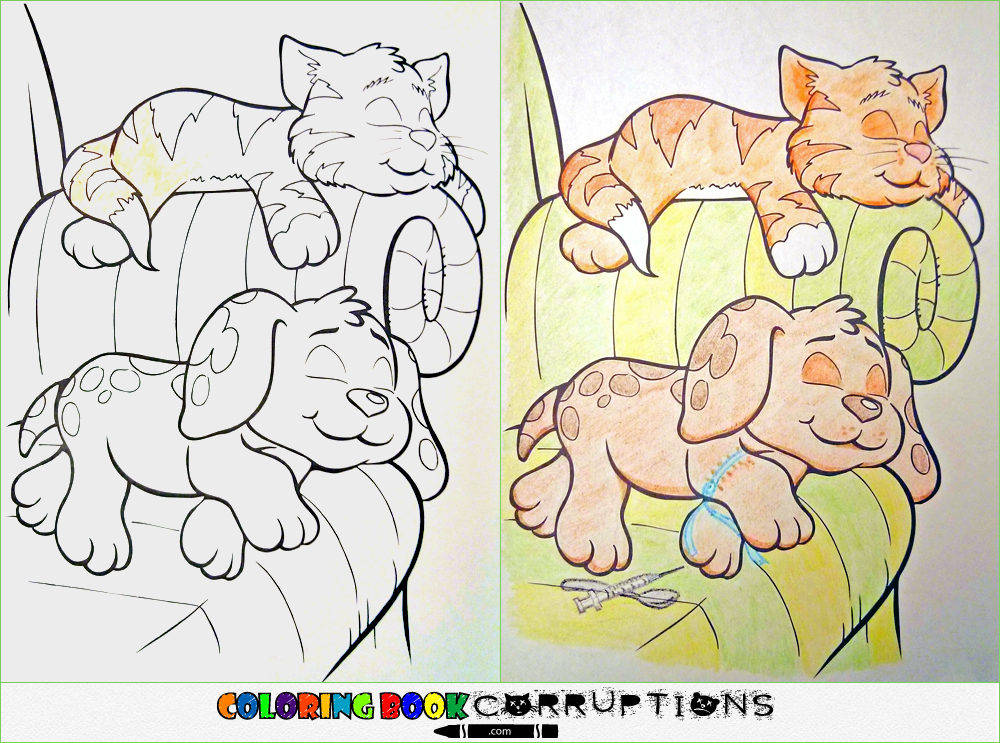 Смешная раскраска, Coloring Book Corruptions, брат  раскраска смешно