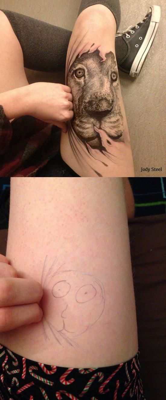 Люди, у которых почти получилось, пытались повторить, воспроизвели на фото