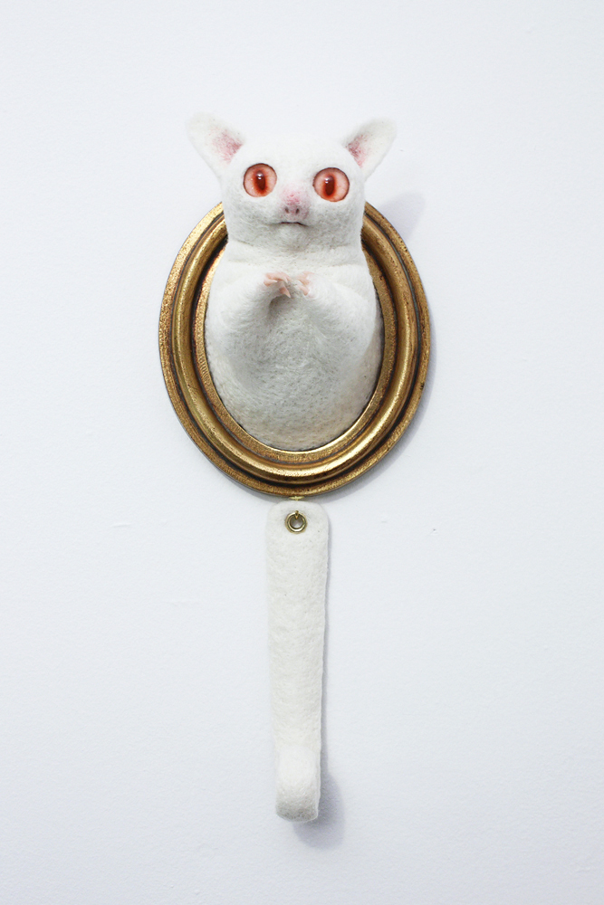 Zoe Williamsскульптуры из фетра, войлочные скульптуры охотничьи трофеи, Зои Уильямс Zoe Williams 