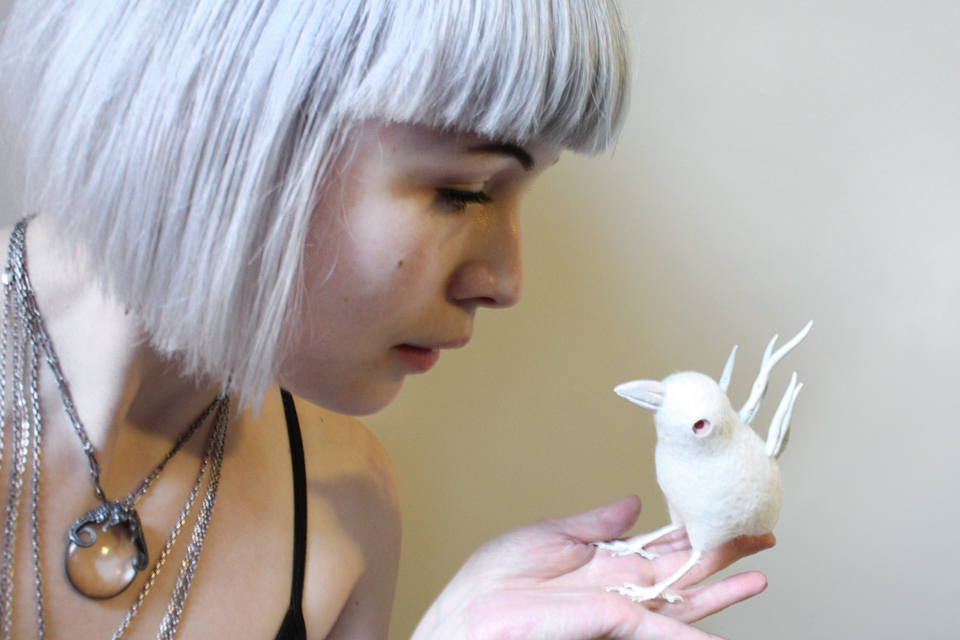 Zoe Williamsскульптуры из фетра, войлочные скульптуры охотничьи трофеи, Зои Уильямс Zoe Williams 