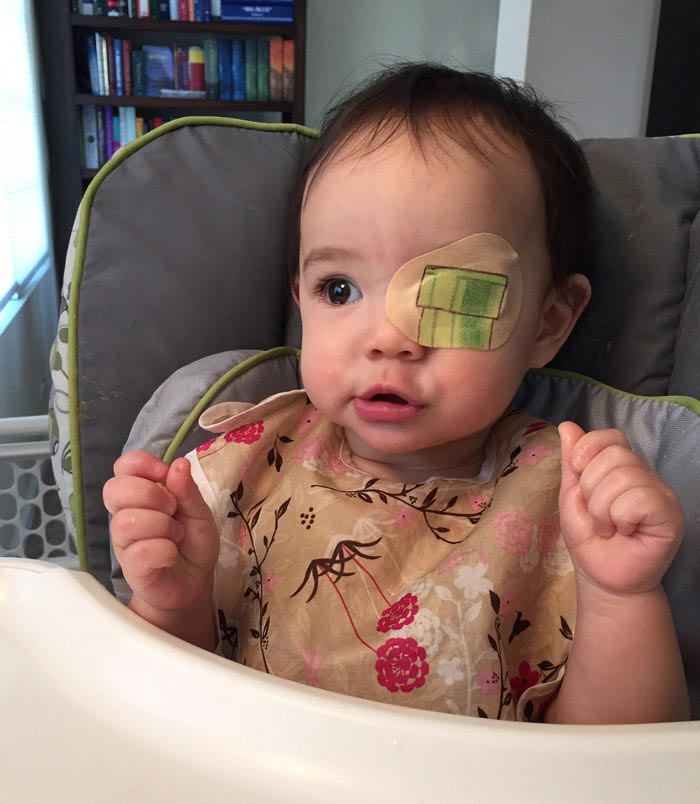 Девочка с повязкой на глазу и её креативный папа, который нашёл выход из непростой ситуации Reddit Gfgrubb, повязка на глазу