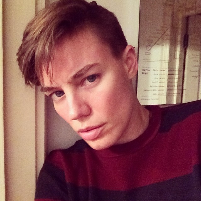 Эллиотт Сейлорс, Elliott Sailors,андрогин, модель