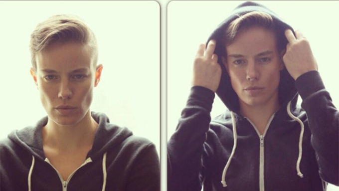 Эллиотт Сейлорс, Elliott Sailors,андрогин, модель