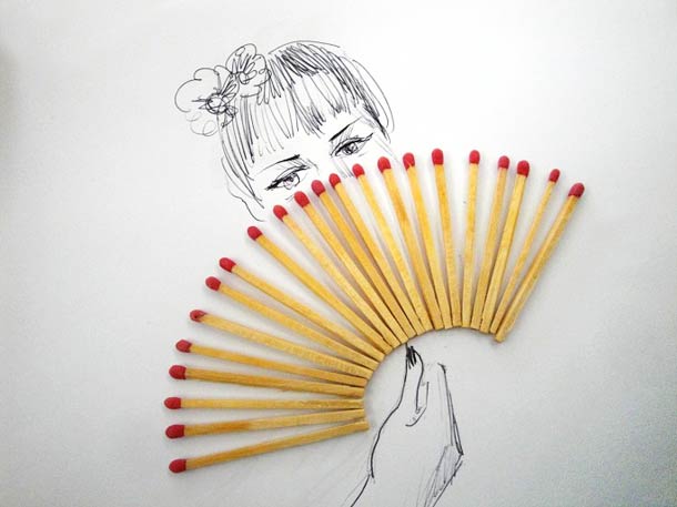 лица, из еды, предметов, Виктора Нуньес , Victor Nunes