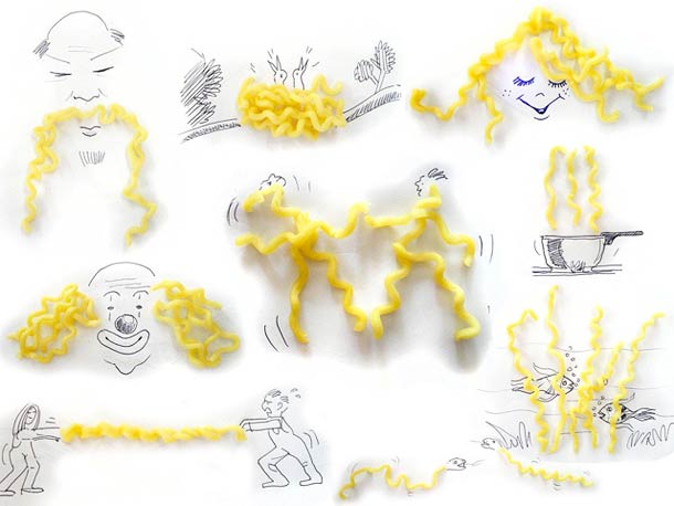 лица, из еды, предметов, Виктора Нуньес , Victor Nunes