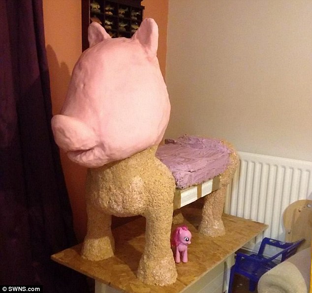 My Little Pony cake, торт в виде пони весом в 50 кг