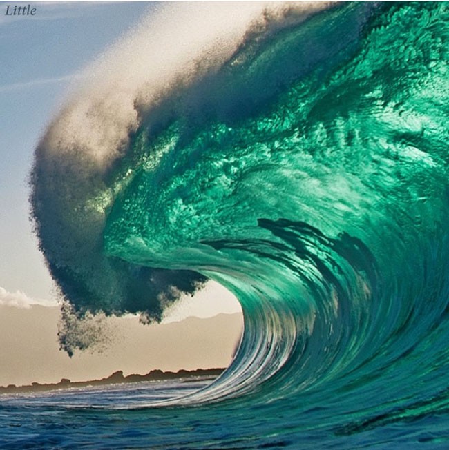 фотографии волн изнутри, фотограф Кларк Литтл, Clark Little, волны изнутри, фото волн Кларк Литтл