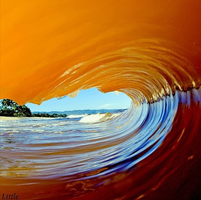 фотографии волн изнутри, фотограф Кларк Литтл, Clark Little, волны изнутри, фото волн Кларк Литтл