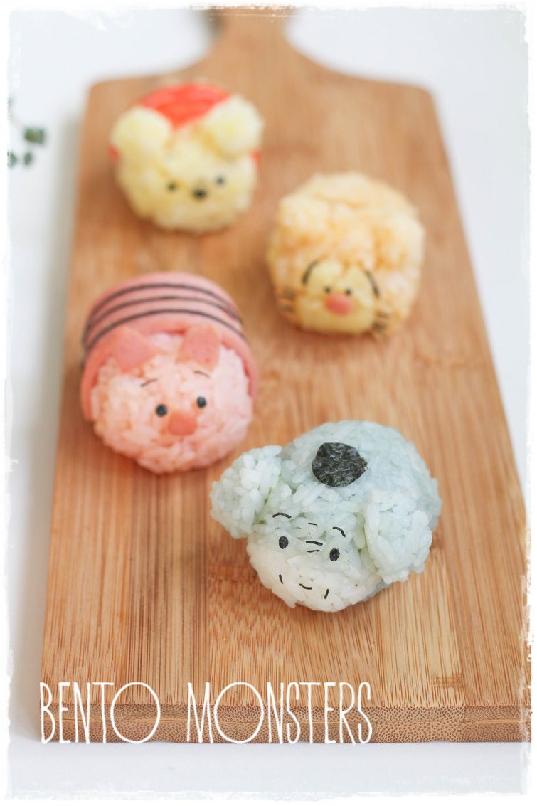 Li Ming, Ли Мин, бэнто, bento monsters, мама создаёт милые мультяшные ланчи 