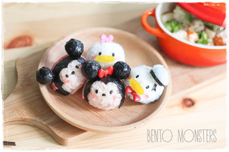 Li Ming, Ли Мин, бэнто, bento monsters, мама создаёт милые мультяшные ланчи 