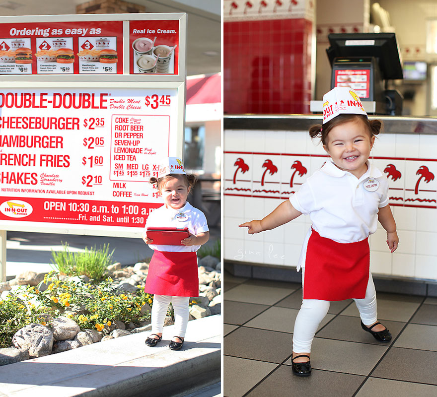 девочка воплощает образы знаменитых персонажей, Gina Lee