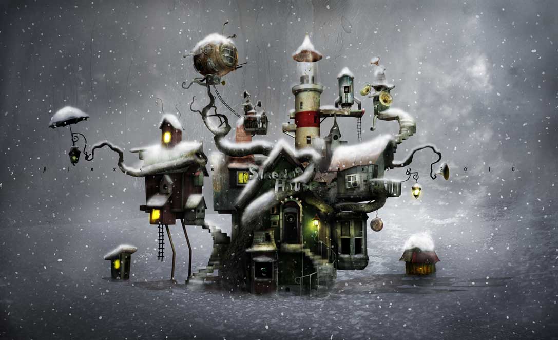 сказки, иллюстраци, мистика, скандинавия,Александр Янссон, Alexander Jansson