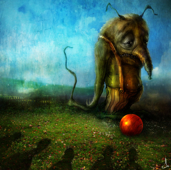 сказки, иллюстраци, мистика, скандинавия,Александр Янссон, Alexander Jansson