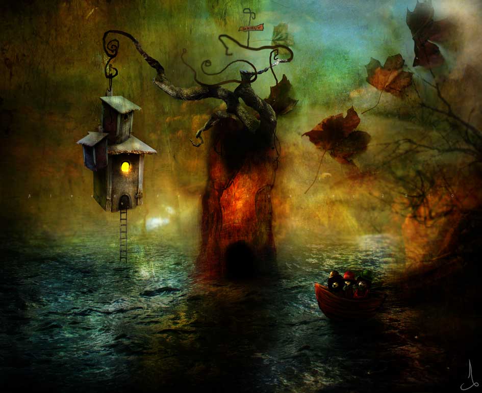 сказки, иллюстраци, мистика, скандинавия,Александр Янссон, Alexander Jansson