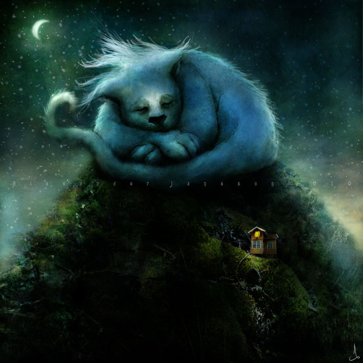 сказки, иллюстраци, мистика, скандинавия,Александр Янссон, Alexander Jansson