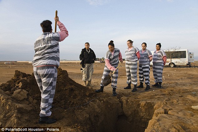 Жизнь в кандалах, Chain Gang, Женская колония, Estrella Jail, в Аризоне, США