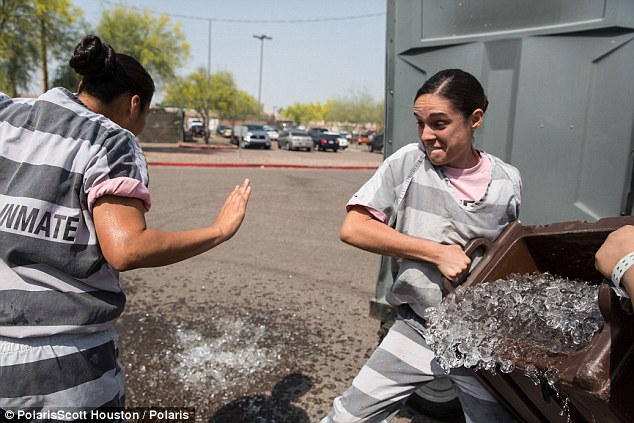 Жизнь в кандалах, Chain Gang, Женская колония, Estrella Jail, в Аризоне, США