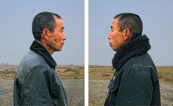 Портреты однояйцевых близнецов в возрасте 50 лет, Такие разные близнецы в фотопроекте  Гао Ронггуо, Identical Twins  Gao Rongguo