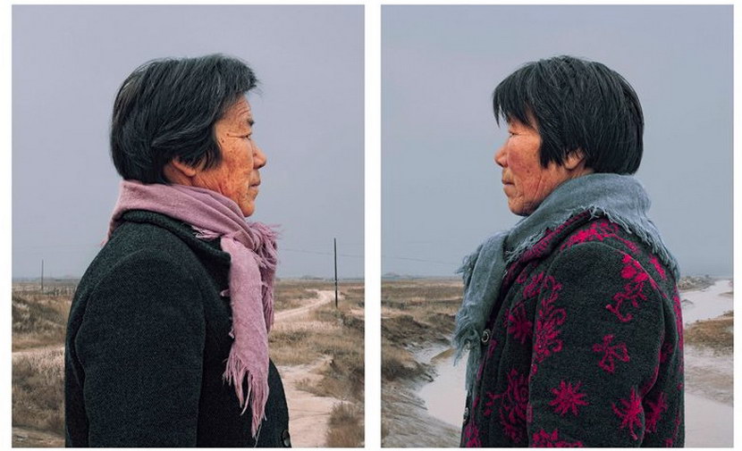 Портреты однояйцевых близнецов в возрасте 50 лет, Такие разные близнецы в фотопроекте  Гао Ронггуо, Identical Twins  Gao Rongguo