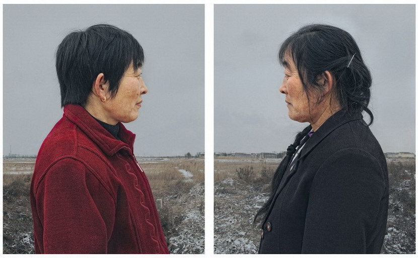 Портреты однояйцевых близнецов в возрасте 50 лет, Такие разные близнецы в фотопроекте  Гао Ронггуо, Identical Twins  Gao Rongguo