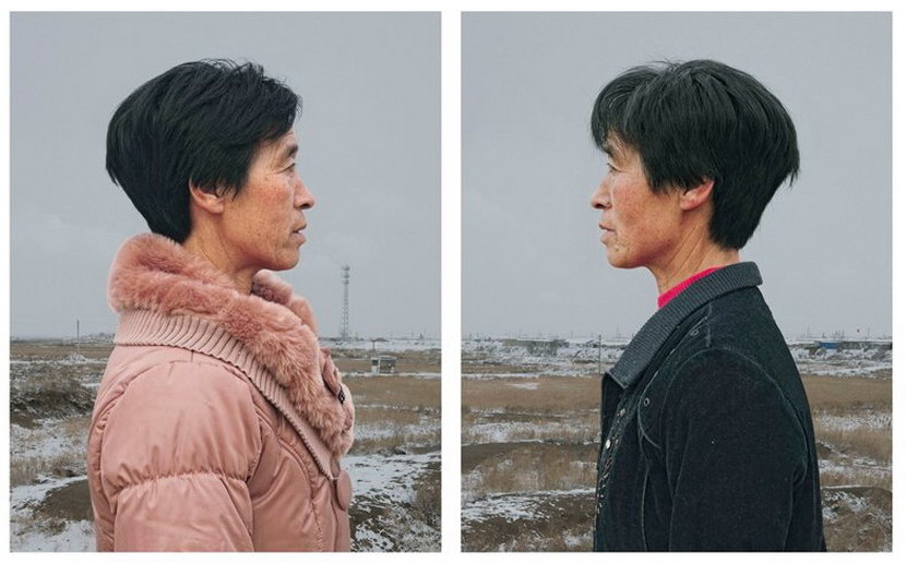 Портреты однояйцевых близнецов в возрасте 50 лет, Такие разные близнецы в фотопроекте  Гао Ронггуо, Identical Twins  Gao Rongguo