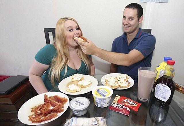 Тэмми Юнг - девушка, которая мечтает весить 200 кг Тэмми Юнг мечтает весить 200 кг, Тэмми Юнг мечтает потолстеть, Tammy Jung