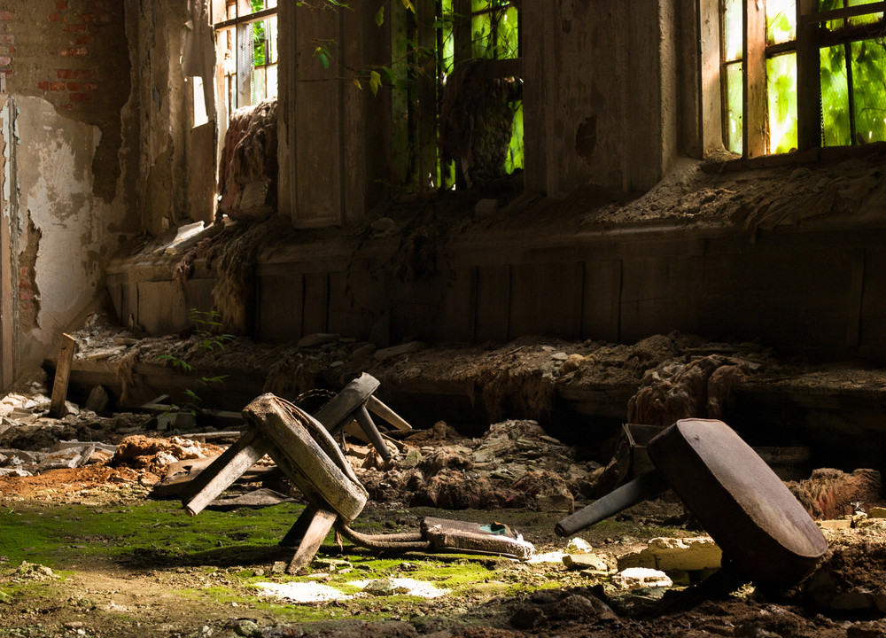 Сайлент Хилл, фотограф  Джонни Джу, Jonny Joo, безлюдные места, заброшенные здания, Silent Hill, город ужасов