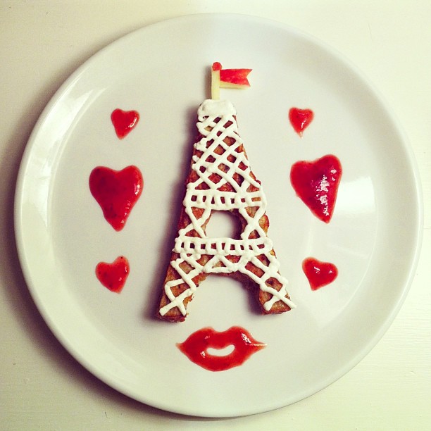 картины на тостах Ида Скивенес, съедобные картины Ида Скивенес