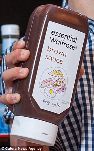 мальчик изменил дизайн соуса, коричневый соус Waitrose, Гарри Деверилл, Harry Deverill