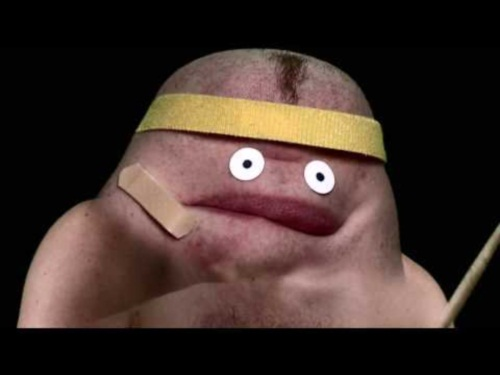 Chinface, глаза на подбородке смешное,глаза на бороде