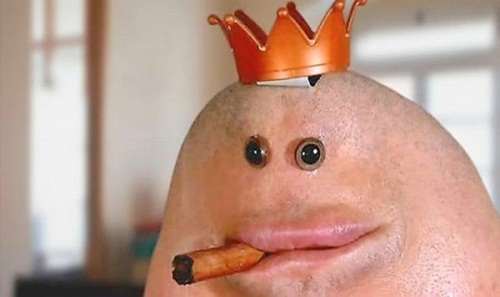 Chinface, глаза на подбородке смешное,глаза на бороде