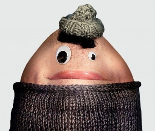 Chinface, глаза на подбородке смешное,глаза на бороде