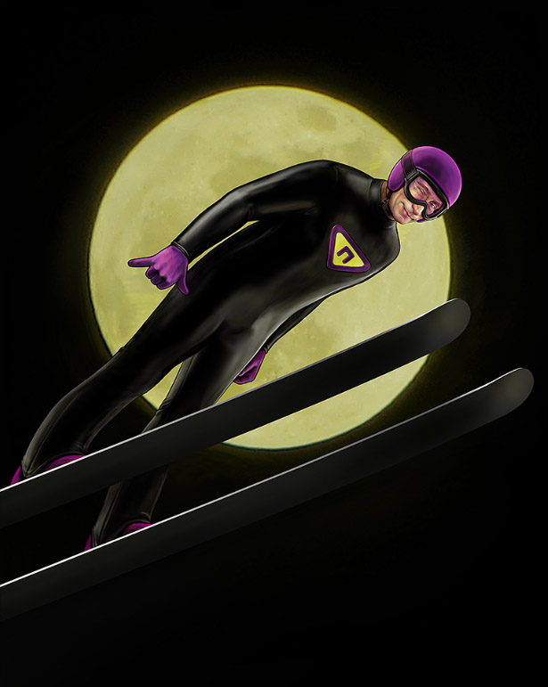 надежда хузина, шарж, сатира,путин, олимпийские игры, сочи