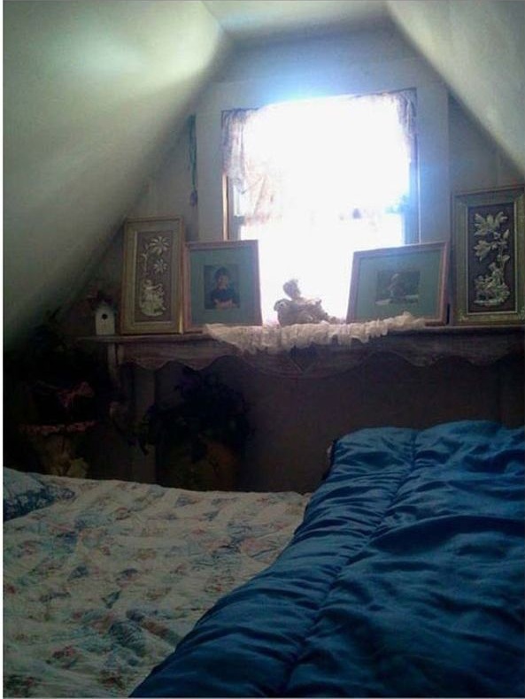 бабушка, отдала дом дочери с детьми, отстроила себе новый дом, сарай, халабуда, на заднем дворе