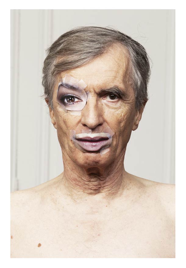 Фотошоп, с помощью скотча, вырезки с журнала, фотографы Бруно Метр, Лоуренс Джинсон