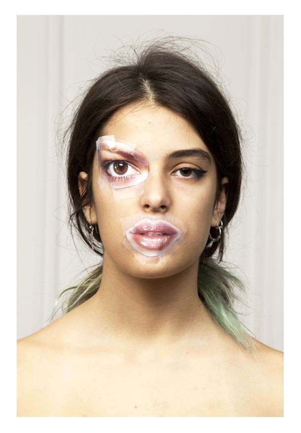 Фотошоп, с помощью скотча, вырезки с журнала, фотографы Бруно Метр, Лоуренс Джинсон