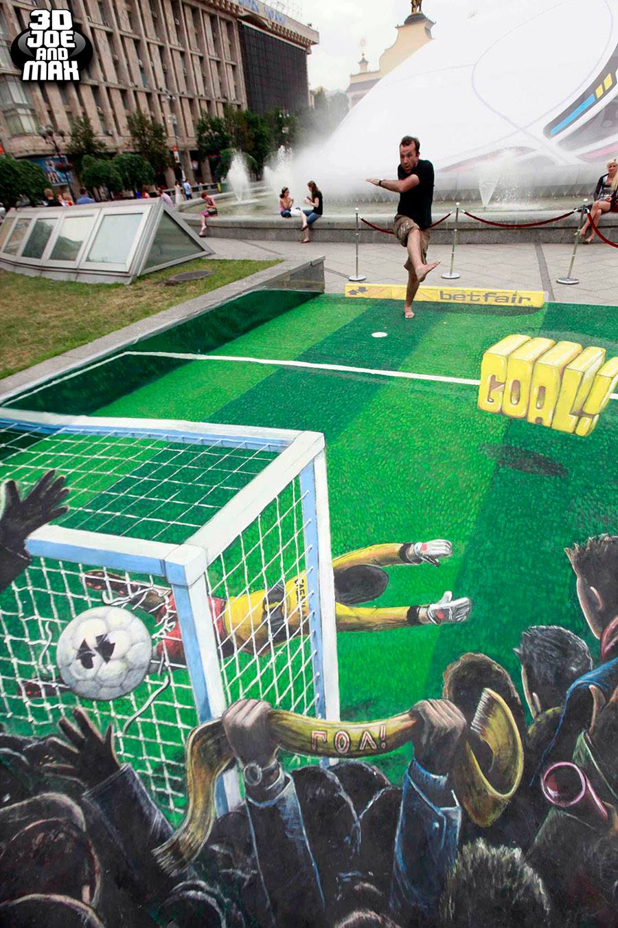 Удивительные 3D рисунки поражающие сознание 3D рисунки, 3d картины, Джо Хилл, Макс Лоури, 3D Joe и Max