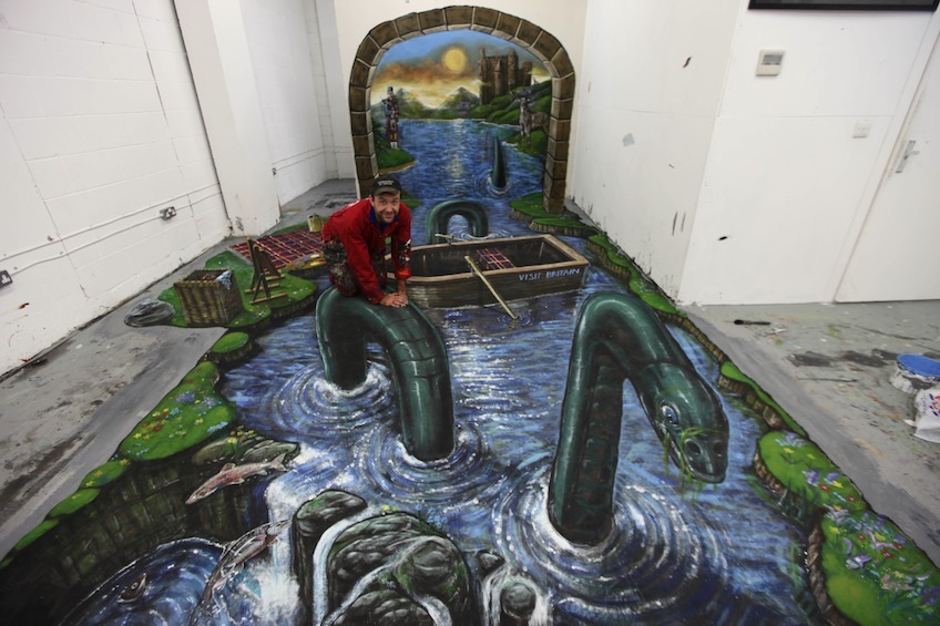 Удивительные 3D рисунки поражающие сознание 3D рисунки, 3d картины, Джо Хилл, Макс Лоури, 3D Joe и Max