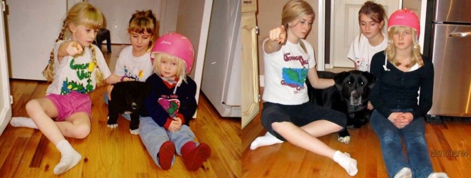 питомцы тогда сейчас, хозяева с животными тогда и сейчас, повзрослевшие питомцы, владельцы животные до и после