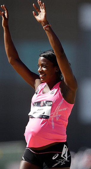 забег на 34 неделе беременности, Алисия Монтано, Alysia Montano, пробежка на 34 неделе беременности